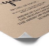 String Lights, Hochzeitsspende, Beitrag Poster (Ecke)