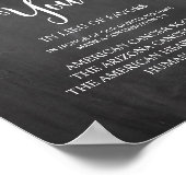 String Lights, Hochzeitsspende, Beitrag Poster (Ecke)