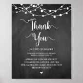 String Lights, Hochzeitsspende, Beitrag Poster (Vorne)
