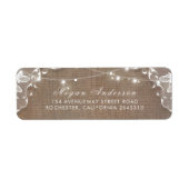 String Lights Lace und Burlap Rustic Elegant (Vorne)