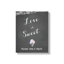 String Lights Mason Jar Chalkboard LIEBE ist SWEET