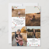 String Lights Merry Bright Weihnachten 4 Fotos (Vorderseite)