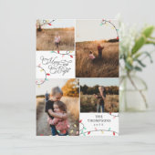 String Lights Merry Bright Weihnachten 4 Fotos (Stehend Vorderseite)