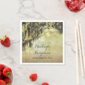 String-Lights Mossy-Baumzweige Serviette (Beispiel)