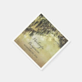 String-Lights Mossy-Baumzweige Serviette (Ecke)