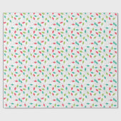 String Lights Muster Weihnachtsgeschenk Wrap Geschenkpapier (Flach)