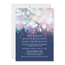String Lights Navy Hochzeit