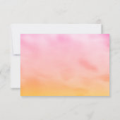 String Lights Palm Tree Sunrise UAWG RSVP Karte (Rückseite)