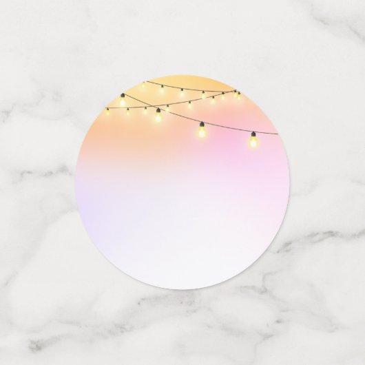 String Lights Pastels Confetti Konfetti (Klein Vorderseite)