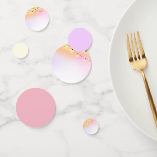 String Lights Pastels Confetti Konfetti (Gruppe)