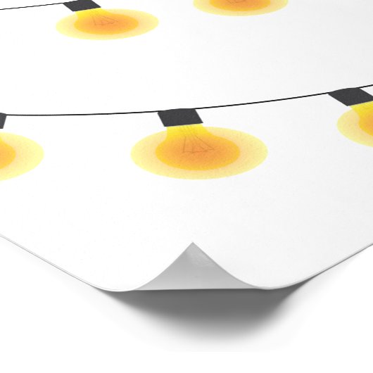 String Lights Poster (Ecke)