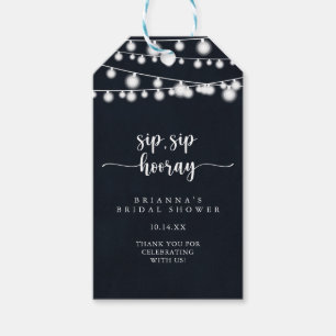 String Lights Sip Hooray Brautparty Geschenkanhänger