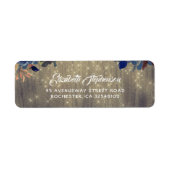 String Lights Wood Rustic Wedding (Vorne)