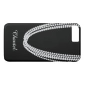 String of Pearls iPhone 7 Plus Case in weiß (Rückseite (Horizontal))