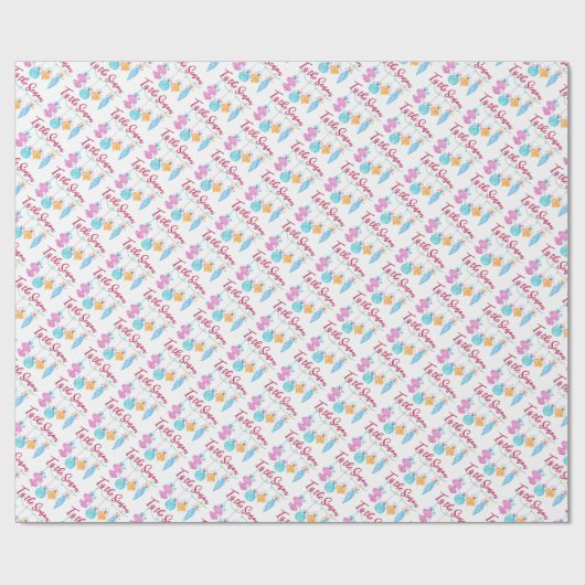 String-Ornamente Dies ist das Zeitplanungspapier Geschenkpapier (Flach)