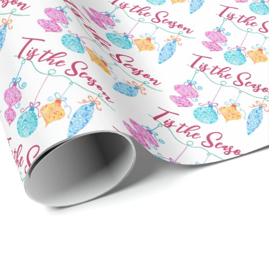 String-Ornamente Dies ist das Zeitplanungspapier Geschenkpapier (Rolleneckpunkt)