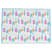 String Ornamente Große Geschenktasche Große Geschenktüte (Rückseite)