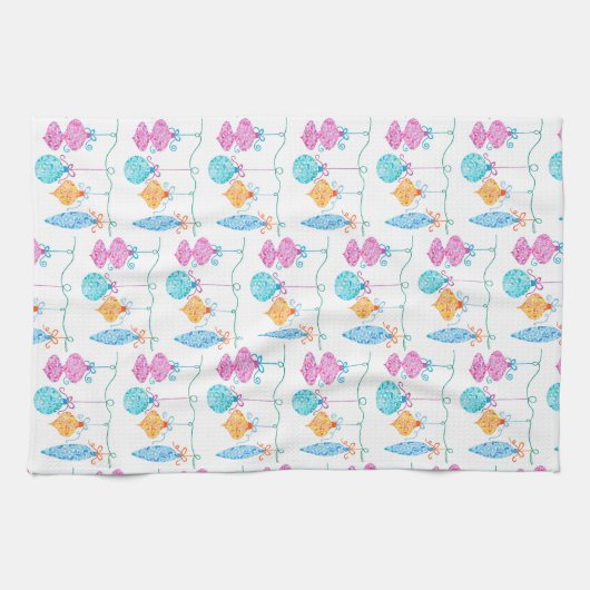 String Ornamente Küchentücher (Horizontal)