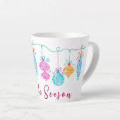 String Ornaments Latte Tasse (Rechte Ecke)