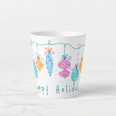 String Ornaments Latte Tasse (Vorderseite)
