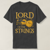 String Quartet Tees Lord Of The Strings Violin 290 (Design vorne)