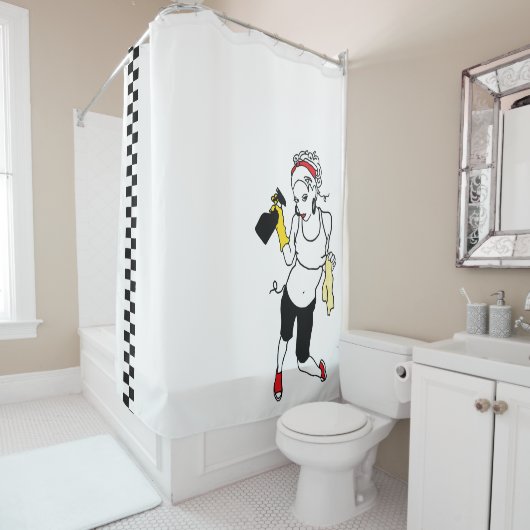 String sauber duschvorhang (Beispiel)