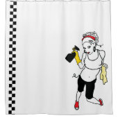 String sauber duschvorhang (Vorderseite)