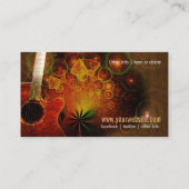 String Scapes Guitar Fraktal Visitenkarte (Rückseite)