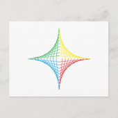 String Star Postkarte (Vorderseite)