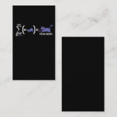 String Theorie Kitty Science Physiker Cat Liebhabe Visitenkarte (Vorne/Hinten)