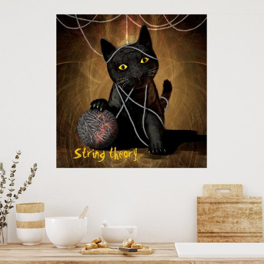 String-Theorie Poster (Küche)