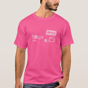 String Theory Equation Cat Physics Enthusiast Sci T-Shirt