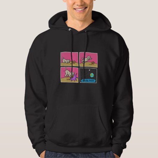String Theory Physicist Science  Cat Owner Physics Hoodie (Vorderseite)