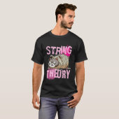 String Theory s Lustige Katze Physik s Lehrer Stud T-Shirt (Vorne ganz)