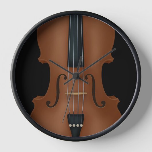 Stringinstrument Detail Viola Cello Uhr (Vorderseite)