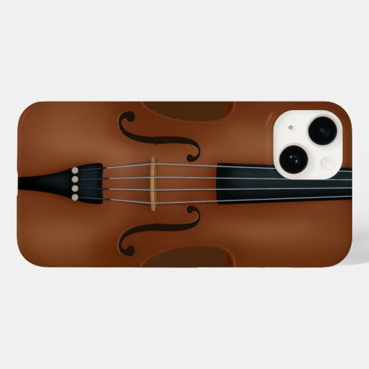 Stringinstrument Violine Viola Detail Case-Mate iPhone Hülle (Rückseite (Horizontal))