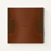 Stringinstrument Violine Viola Detail Notizblock (Rückseite)