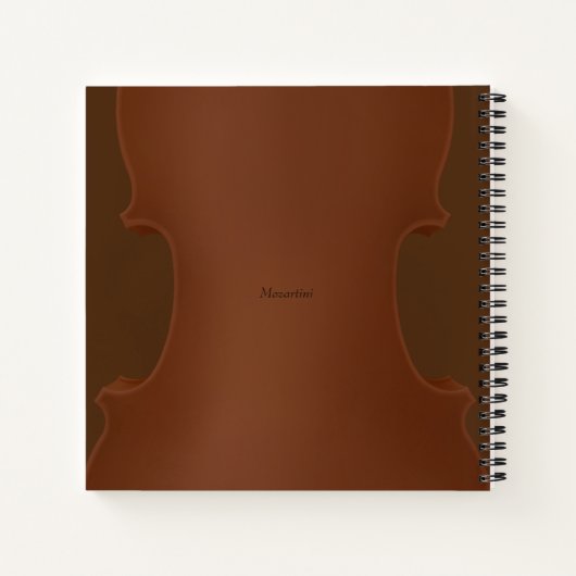 Stringinstrument Violine Viola Detail Notizblock (Rückseite)