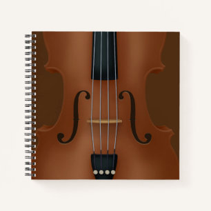 Stringinstrument Violine Viola Detail Notizblock