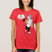 Stringputznachricht T-Shirt (Vorderseite)