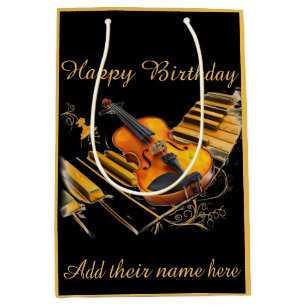 Strings & Keys, Happy Birthday_ Mittlere Geschenktüte