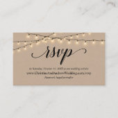 Strings Lights Kraft, UAWG response Umschließkarte Begleitkarte (Vorderseite)