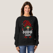 Strings of Lights Wraped Mama Gnomes Sweatshirt (Vorne ganz)