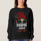 Strings of Lights Wraped Mama Gnomes Sweatshirt (Vorderseite)