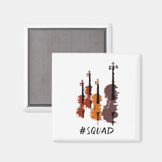 Strings Squad Music Magnet (Vorderseite/Rückseite)