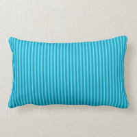 Strip Aqua Blue > Gemusterte Kissen
