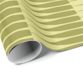 Strip Avocado Green Stripe Wrapping Paper Geschenkpapier (Rolleneckpunkt)