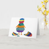 Strip Bitty Grußkarte Karte (Gelbe Blume)