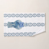 Strip Blue & White Ginger Jar Handtuch (Handtuch)