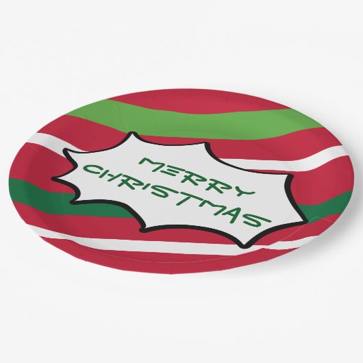 Strip Christmas Teller (Schrägansicht)